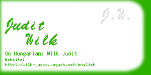 judit wilk business card